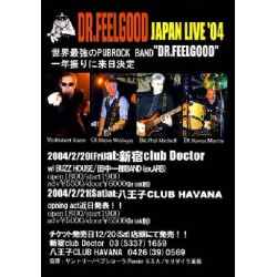 Dr. Feelgood - Flyer - JAP - 2004 Japan Tour