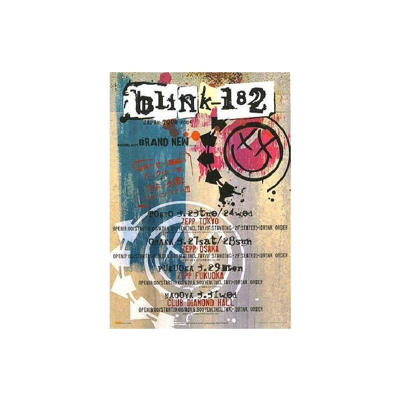 BLINK 182 - Flyer - JAP - Japan Tour 2004