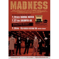 Madness - Flyer - JAP - 2006 Japan Tour