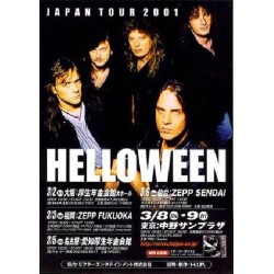Helloween - Flyer - JAP - 2001 Japantour