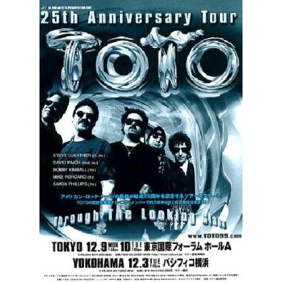 Toto - Flyer - JAP - 2002 Japan Tour