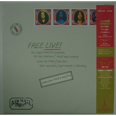 Free - LP - JAP - Live!