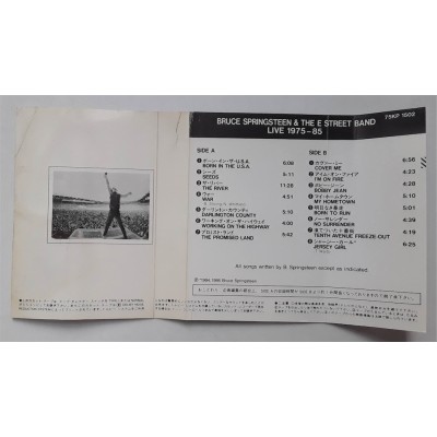 Springsteen, Bruce - Kassette - JAP - Live 1975