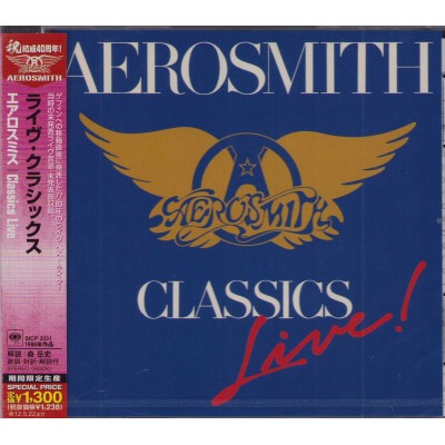 Aerosmith - CD - JAP - Classic Live! - PROMO - SEALED