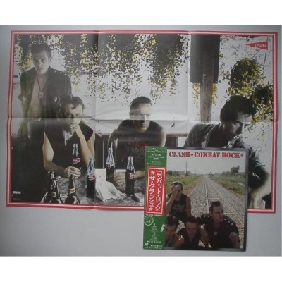 Clash, The - LP - JAP - Combat Rock + Poster