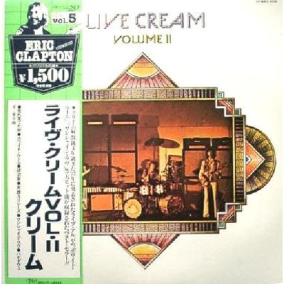 Cream - Eric Clapton - LP - JAP - Live Cream Volume II