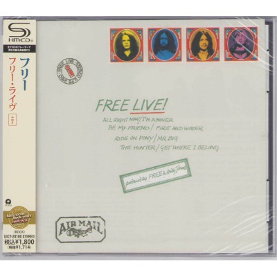 Free - CD - JAP - Live! - SEALED