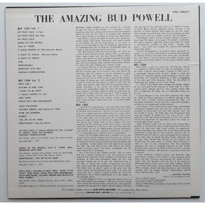 Powell, Bud - LP - JAP - The Amazing Vol.2 - BLUE NOTE