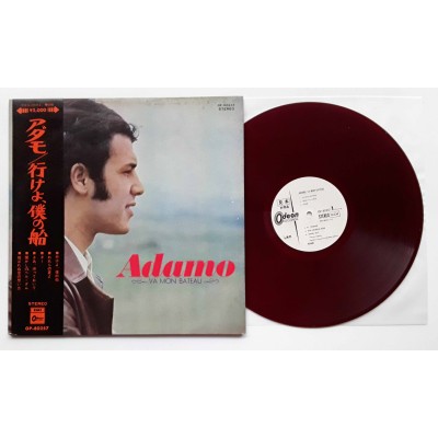 Adamo - LP - JAP - VA Mon Bateau - WHITE LABEL PROMO - Red Vinyl