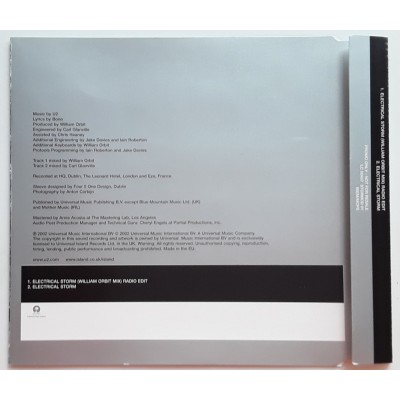 U2 - CD - UK - Electrical Storm - PROMO