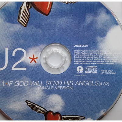 U2 - CD - UK - If Good Will Send His Angels - PROMO