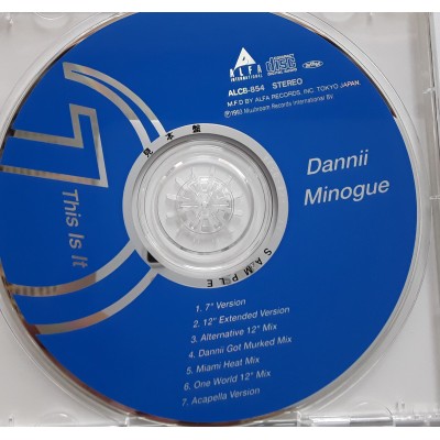 Minogue, Dannii - CD - JAP - This Is It - PROMO