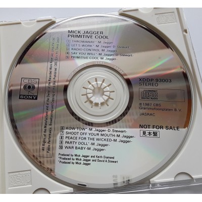 Jagger, Mick - Rolling Stones - CD - JAP - Primitive Cool - PROMO ONLY