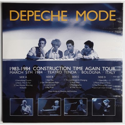 Depeche Mode - 2 LP - Bologna 1984 - Blue Vinyl