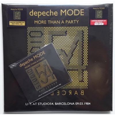 Depeche Mode - 2 LP + CD - More Than A Party - Red Vinyl