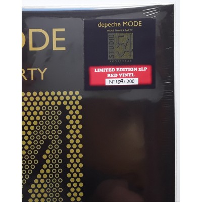 Depeche Mode - 2 LP + CD - More Than A Party - Red Vinyl