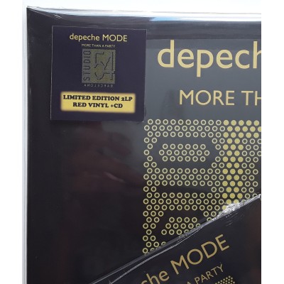 Depeche Mode - 2 LP + CD - More Than A Party - Red Vinyl