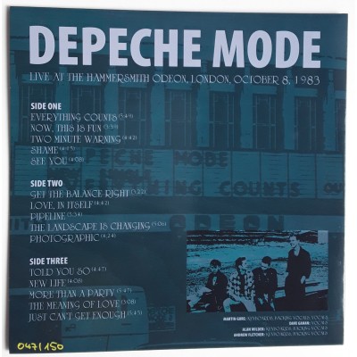 Depeche Mode - 2 LP - In Concert, London 1983 - Clear / Brown Vinyl