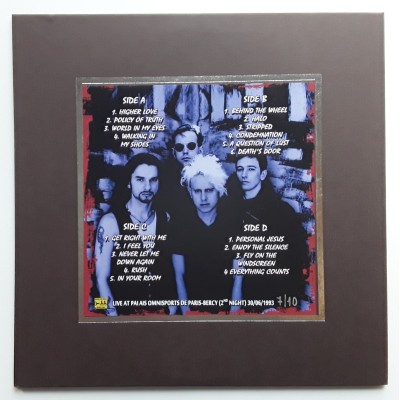 Depeche Mode - 2 LP - Paris In My Eyes 1993 - Testpressing Ltd. 10 Pieces