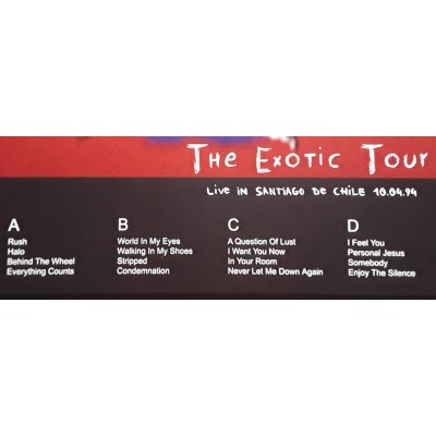 Depeche Mode - 2 LP - The Exotic Tour - Black / Red Vinyl