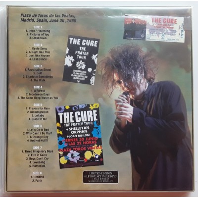 THE CURE - 4 LP - BOX - Play De Toros 1989 - Blue Transparent Vinyl