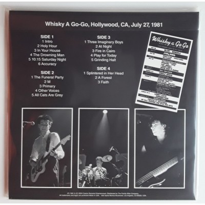 THE CURE - 2 LP - Live At Whisky a Go Go - White Vinyl