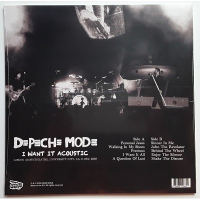 Depeche Mode - LP - I Want It Acoustic - Colour Vinyl