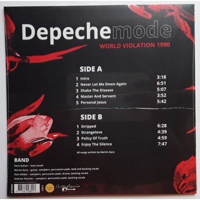 Depeche Mode - LP - World Violation 1990 - Live Radio Broadcast