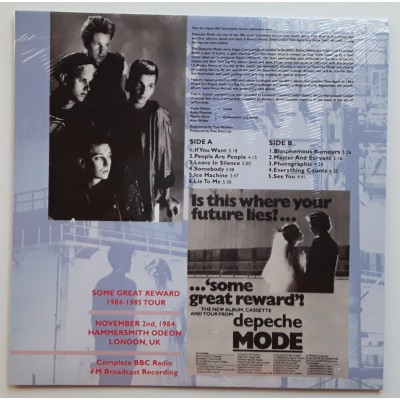 Depeche Mode - LP - Some Great Reward 1984-1985 Tour - Red Vinyl