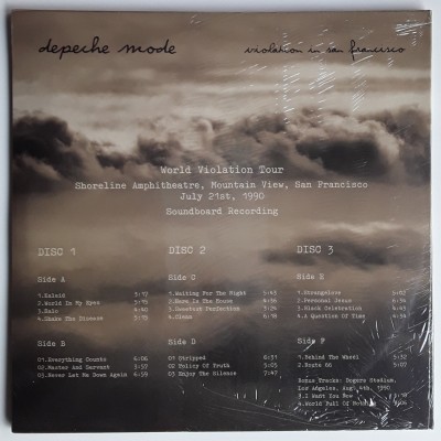 Depeche Mode - 2 LP - Violation In San Francisco - White Vinyl