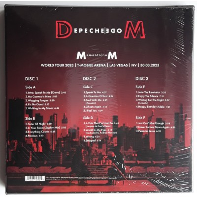 Depeche Mode - 3 LP - BOX - Memento Mori World Tour 2023 - Las Vegas - White Viny