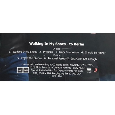 Depeche Mode - LP - Walking In My Shoes - to Berlin - PICTURE