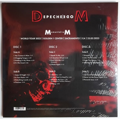 Depeche Mode - 3 LP - BOX - Memento Mori World Tour 2023 - Las Vegas - Purple Vinyl