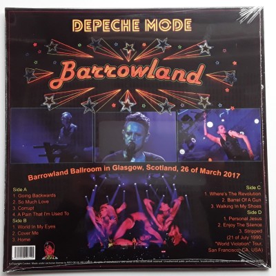 Depeche Mode - 2 LP - Back To Barrowlands - Yellow Vinyl - SEALED