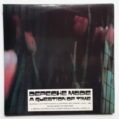 Depeche Mode - 3 LP - A Question Of Time - Clear/Blue/Clear Vinyl