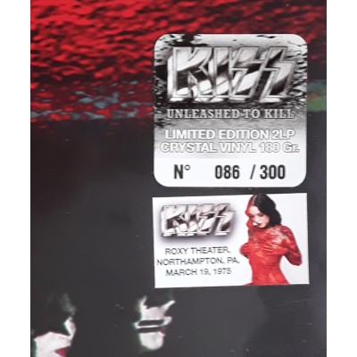 Kiss - 2 LP - Unleashed To Kill - Crystal Vinyl