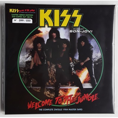 KISS / BON JOVI  - 4 LP - BOX - Welcome To The Jungle -...