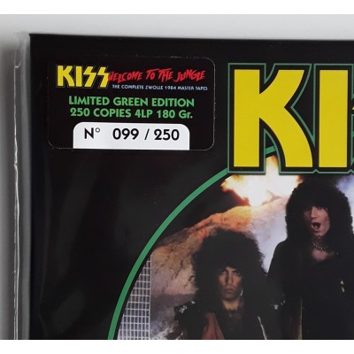 KISS / BON JOVI  - 4 LP - BOX - Welcome To The Jungle - Green Vinyl