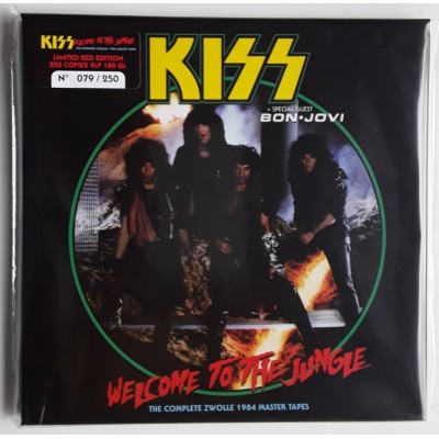 KISS / BON JOVI  - 4 LP - BOX - Welcome To The Jungle -...