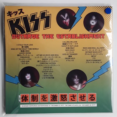 Kiss - 2 LP - Outrage The Establishment - Yellow Vinyl