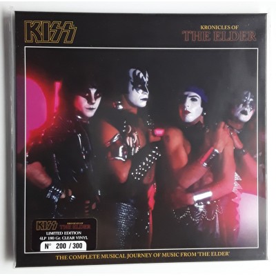 KISS - 4 LP - BOX - Kronicles Of The Elder - Clear Vinyl