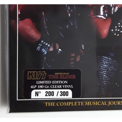 KISS - 4 LP - BOX - Kronicles Of The Elder - Clear Vinyl