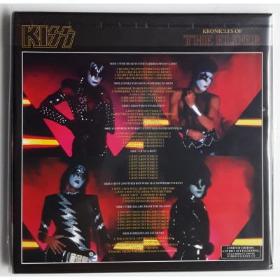 KISS - 4 LP - BOX - Kronicles Of The Elder - Clear Vinyl