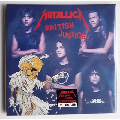 Metallica - 4 LP - BOX - British Justice - Red Vinyl