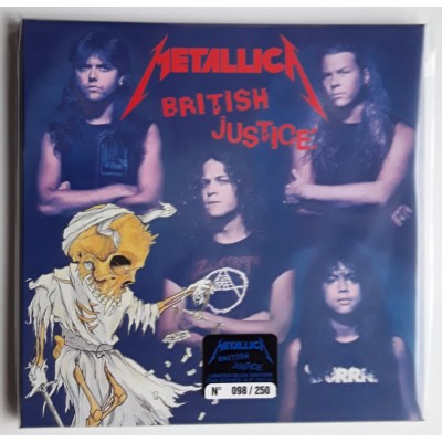 Metallica - 4 LP - BOX - British Justice - Blue Vinyl