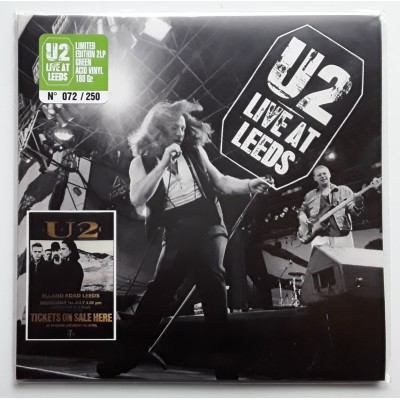 U2 - 2 LP - Live At Leeds - Green Acid Vinyl