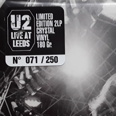 U2 - 2 LP - Live At Leeds - Crystal Vinyl