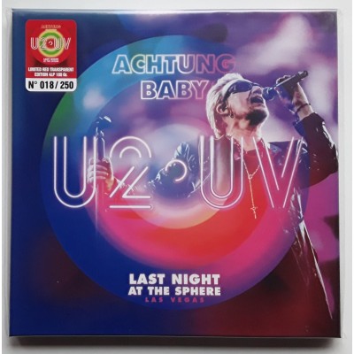 U2 - 4 LP - BOX - Last Night At The Sphere - Red Vinyl