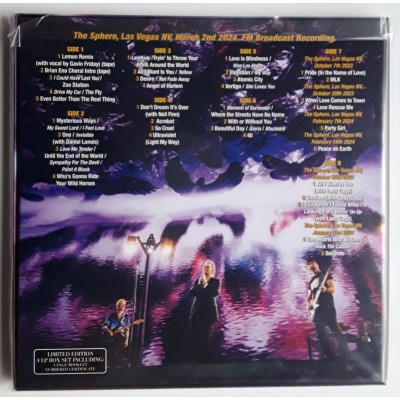 U2 - 4 LP - BOX - Last Night At The Sphere - Red Vinyl