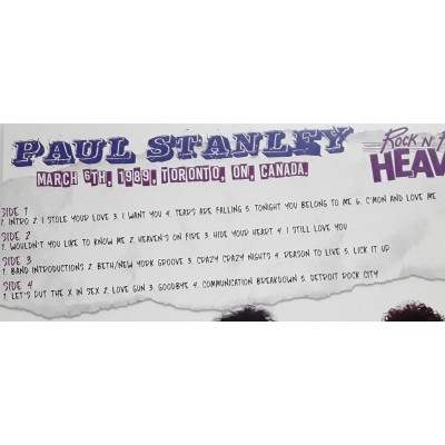 copy of Paul Stanley - Kiss - 2 LP - Rock'n' Roll Heaven + Poster